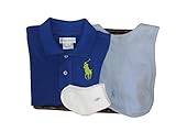 ラルフローレンの子供服　POLO　RALPHLAUREN　ベビー　出産お祝いセット（半袖）　男の子　７５ｃｍ　６ヶ月～９ヶ月用 [並行輸入品]
