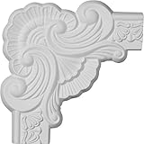 Ekena Millwork PML09X09AC Acanthus Leaf Panel Molding Corner, 9 3/8-Inch x 9 3/8-Inch [並行輸入品]
