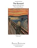 The Scream! Cross Stitch Pattern: Regular and Large Print Cross Stitch Chart