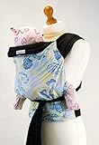 Blue Paisley Mei Tai Baby Carrier Sling by Palm and Pond by Palm&Pond