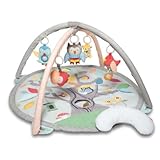 動物のおもちゃや、楽しいしかけがいっぱい！パステルカラーが可愛いプレイジム プレイマット (ddw08)
