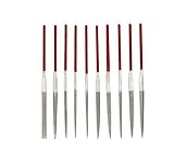 10pc Diamond Mini Needle File Set Metal Glass Stone-18cm [並行輸入品]