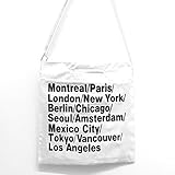 GSK™ アメリカ 英字 プリント トートバッグ (ホワイト)