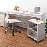 薄型シンプル パソコンデスク W1500 ハイタイプ PCデスク PC-4515H-WH