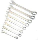 Whitworth Combination Spanner Wrench Set in Tool Roll by Toolzone