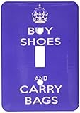 3drose LSP _ 194321 _ 1 Buy Shoes and Carryバッグパープルライトスイッチカバー