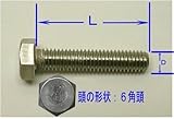 FJK ステンレス6角ボルトセット8(D)×60(L)mm(2セット入)