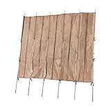 ロールアップ洋風たてす　幅300x高さ240cm【レクト-RECTO-】（たてす　すだれ　300幅）ブラウン