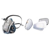 3M 防毒マスク面体 6500QL Lサイズ & 吸収缶 コンビネーション 6002/5911-S1