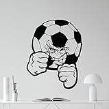 サッカーボールフットボールボール壁デカールビニールステッカースポーツ壁装飾クール壁アート子供ティーンガールズボーイズ部屋壁モダンデザイン寝室壁装飾壁画54 NNN