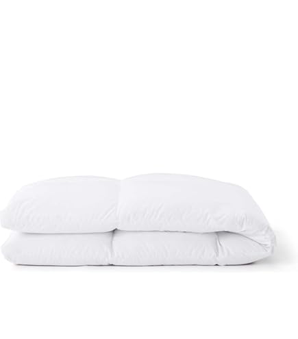 Amazon｜無印良品 羽毛掛ふとん クイーンサイズ 210×210cm 防ダニ 一層