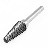 uxcell ロータリーヤスリ カーバイド　グラインド　グレー　ダブルカット　1.2cm直径