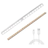 LEDクローゼットライト、cshidworld充電式内蔵バッテリー動作検知ライトワイヤレスポータブル18 - LED Underパントリーキャビネット照明ランプ(オフ/ On /自動スイッチ) 433