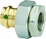 Viega 79155 ProPress Zero Lead Bronze Di-Electric Union with Female 1/2-Inch by 1/2-Inch P x Female 