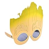 Sunstaches Marvel Guardians Of The Galaxy Baby Groot文字サングラス、パーティーFavors、uv400
