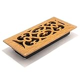 Accord APFROMV410 Plastic Floor Register with Victorian Design, 4-Inch x 10-Inch(Duct Opening Measur
