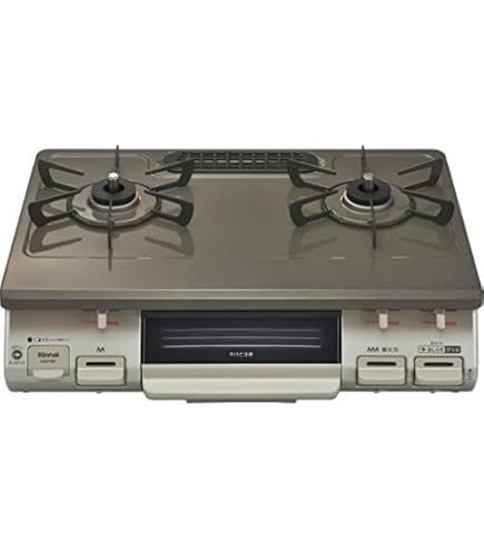リンナイ　KG67PBRR　都市ガス 製造年24年 Amazon.co.jp: リンナイ(Rinnai) 水無し片面焼グリル付ガステーブル