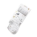 ベビーガール ズシームレス コットン メッシュ タイツストッキング 底タイツ パンスト (グレー-XS)