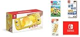 Nintendo Switch Lite イエロー&あつまれ どうぶつの森 -Switch&【任天堂ライセンス商品】Nintendo Switch Lite専用 ハードカバー あつまれどうぶつの森&【任天堂ライセンス商品】Nintendo Switch Lite専用液晶保護フィルム 多機能 (【Amazon.co.jp限定】Nintendo Switch ロゴデザイン マイクロファイバークロス 同梱)