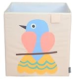 Toy Storage Box Bin Organizer Collapsible, Bird- 100% Money Back Guarantee by Silver Products