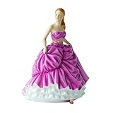 Royal Doulton Petite Traditional Amelia Figurine, 6.5", Pink