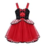 (フィーショー) FEESHOW ハロウィーン コスチューム 海賊風 子供プリンセスドレス 子供ドレス キッズ お姫様 ワンピース ディズニー 女の子 なりきり キッズドレス レッド 80