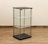 収納ケース フィギュア収納ケース ガラスコレクションケース /BK