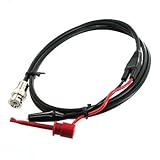 テイシン電機 同軸テストリード BNC-ICクリップ赤/シールドクリップ黒 CCA-102