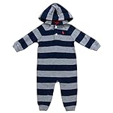 Ralph Lauren(ラルフローレン) フード付ボーダートレーナーカバーオール 6M(3-6ヶ月) [並行輸入品]