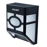 HuaFu 2 LED ソーラー壁掛けライト ガーデンライト 自動点灯式光センサーライト 屋外照明 防水IPX3 飾りライト ガーデン/玄関/お庭などに雰囲気作り（電球色光）