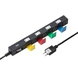 サンワサプライ アウトレット 便利 タップ ACアダプタ 対応 ブ ラック 4色カラーカバー TAP-B41BK4 箱にキズ、汚れのあるアウトレット品です。