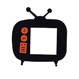 5 PCSかわいい漫画の装飾用ステッカーウォールステッカー・壁用シールスイッチフェルト、ブラックテレビ