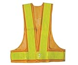 SAFETY VEST 安全ベスト　70mm幅反射テープ　イエロー×イエロー　フリーサイズ