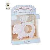 Bunnies By The Bay Lamb Natural Rubber Teether [並行輸入品]