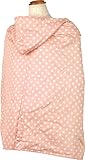 ポーチェ(pouche) 授乳ケープ フード付き 抱っこひもカバー Ｗガーゼ 接触冷感 ドット (モモ)