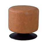 AZUMAYA 回転スツール ローテ 40cm幅 キャメル PC-505CA