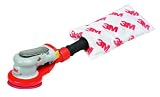 3M Random Orbital Sander - Elite Series 28513, Air-Powered, Self-Generated Vacuum, 3 Inch, 3/32 Orbi