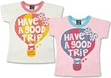 (キャンディヘブン)candy heaven 【candy heaven】 キャンディヘブン バルーンプリント Aライン 半そでTシャツ 110cm/120cm/130cm 120 ホワイト