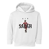 TCAMPサッカーリバプールAir Salah # 11モハメド・サラーLittle Kidsガールズボーイズ幼児用フード付きスウェットシャツ 2T ホワイト