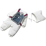 【SEBLES】ベビー服 カバーオール 帽子 セット 長袖 長ズボンアニマル キャラクター 新生児 ユニセックス スーツ 冬(ホワイト-バッグ,73cm)