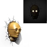 Eurobric 2000 - Lampe Murale 3D Deco Light Star Wars - C3PO - 8414834142348