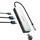 WAVLINK USB Cハブ トリプルモニター 12in1ラップトップドッキングステーション 4K HDMI デュアル4K DP 100W
