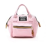 3way ミニバッグ リュック ショルダーバッグ ハンドバッグ レディース おしゃれ ミニサイズでも容量があり 長財布やポーチも収納可能 (ピンク)