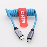 DRRI USB 3.2 Gen 2x2 USB-C 100W 高速充電ケーブル Sonys A9III A7R5 A74 Canon EOS R8 R7 R6 MARK2 R5 R3 iPhone 15Pro MacBooks Pro Samsung Galaxy、iPad Pro用