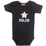 Rock Star Baby bodysuit - black Size 50/56 Newborn by Xplorys