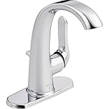 デルタ15714lf-eco Soline 4インチセンターセットsingle-handleバスルーム蛇口withメタルアセンブリのドレインクロム