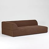 arne ソファ 3人掛け ローソファー 片肘付き 布張り ファブリック HuntーR 3P NS-7 No.3 ブラウン