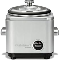 クイジナート　ライスクッカー　新品 Amazon.com: Cuisinart 8-Cup Rice Cooker, Silver, CRC-800NAS