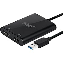 Amazon.co.jp: Club3D SenseVision USB A to HDMI 2.0 Dual