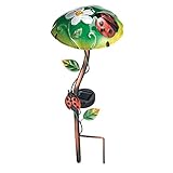 Regal Art & Gift REGAL10344 Solar Mushroom Stake Ladybug [並行輸入品]